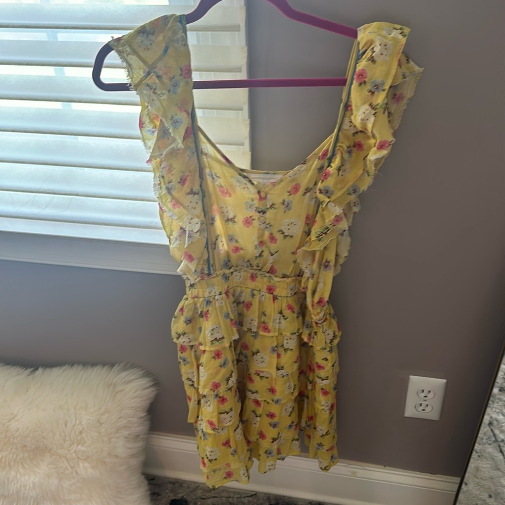 LoveShackFancy ruffle mini dress